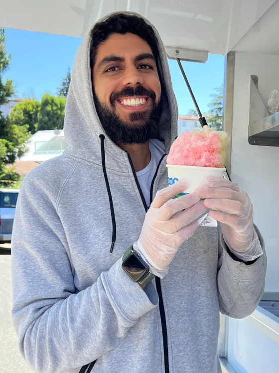 Amro, founder of Tropics Shave Ice