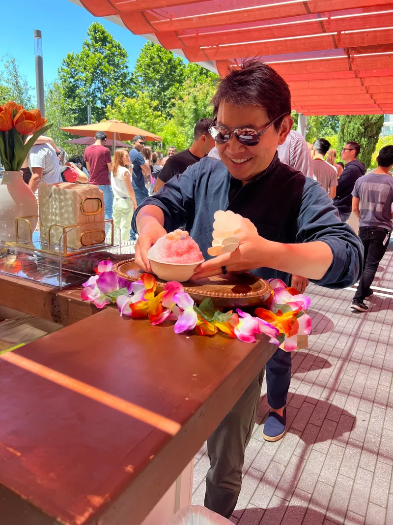 Tropics Shave Ice at a tenant appreciation event
